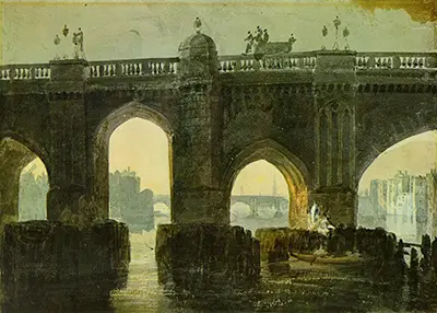 Old London Bridge William Turner